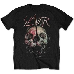 Image of Slayer - Cleaved Skull Mens Large T-Shirt - Black
