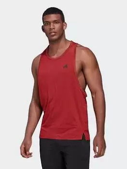 Image of adidas Training Tank Top, Dark Blue Size XS Men
