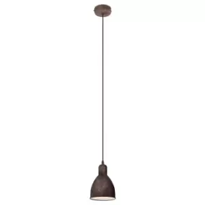 Image of Hanging Ceiling Pendant Light Antique Copper Shade 1 x 40W E27 Bulb Feature