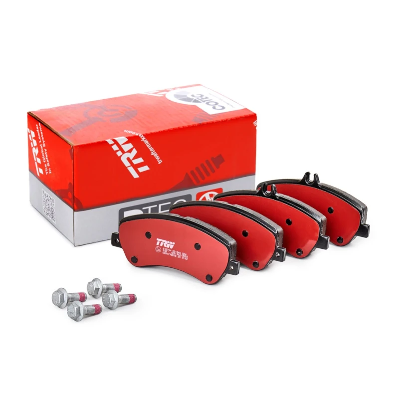 Image of TRW GDB1798DTE Brake pad set prepared for wear warning indicator, with brake caliper screws Brake Pad Set,disc brake (402)