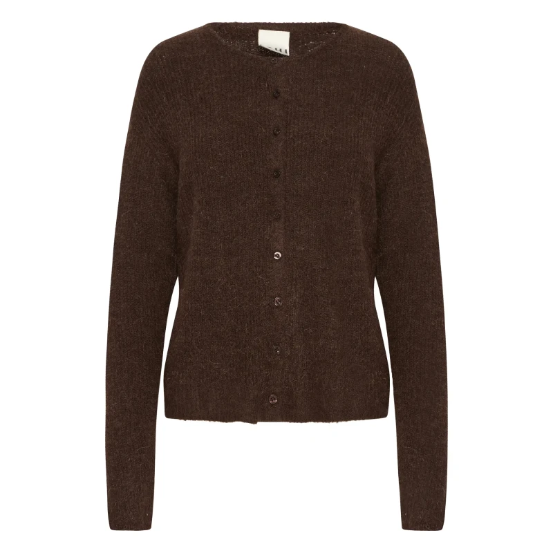 Image of Ichi Womens cardigan Ichi IHKamara 13 Marron Female XS