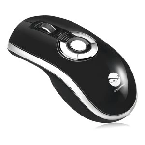 image of Gyration - Air Elite Wireless Desktop Mouse and Presentation Remote (Black/Silver)