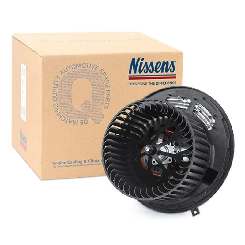 Image of NISSENS 87062 Blower Motor without resistor Plastic Interior Blower (2669)