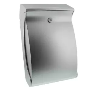 image of Burg-Wachter Swing Post Box - Silver