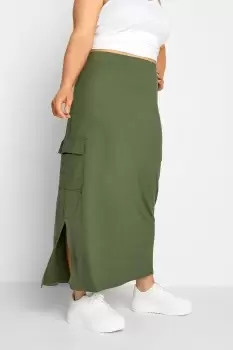 Image of Maxi Cargo Skirt