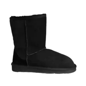 Image of Eastern Counties Leather Womens/Ladies Jodie Sheepskin Short Plain Boots (5 UK) (Black)