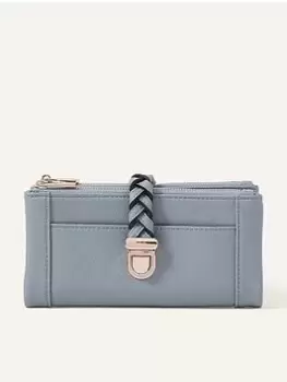Image of Accessorize Plait Push Lock Wallet