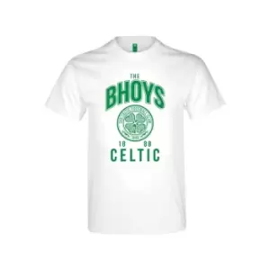 Image of Celtic The Bhoys T Shirt White Adults Large