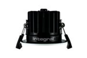 Image of Integral Low-Profile 70mm-75mm cut-out IP65 Fire Rated Downlight 8.5W (51W) 3000K 640lm 60 deg beam angle Dimmable