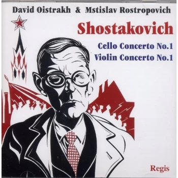 image of David Oistrakh - Shostakovich: Cello Concerto No. 1/Violin Concerto No. 1 CD