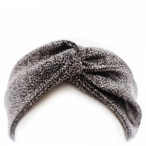 image of Slip Silk Twist Headband (Various Colours) - Leopard