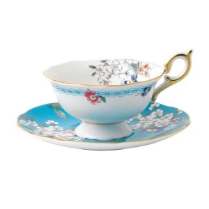 image of Wedgwood Wonderlust Apple Blossom Teacup Saucer