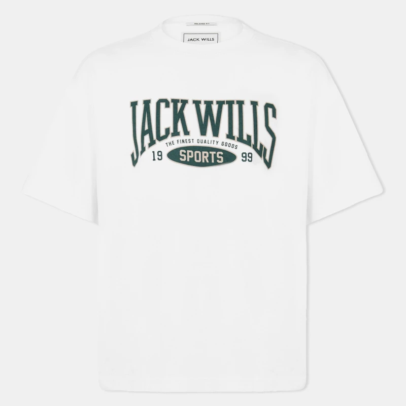 Image of Jack Wills Team T-Shirt - White White XS
