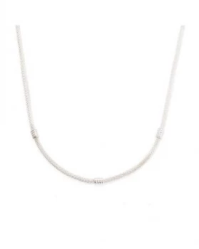 image of Simply Silver Popcorn StationNecklace