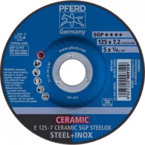 Image of Grind Whl E 125-7 Ceramic SGP Steelox