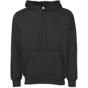 image of Bella + Canvas Unisex Adult Raw Seam Hoodie (L) (Dark Grey Heather)