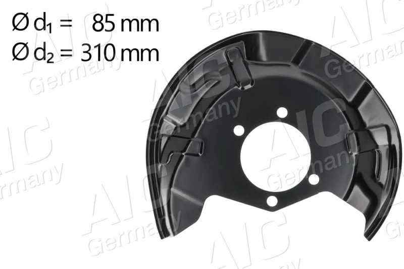 Image of Brake disc backing plate AIC 58268