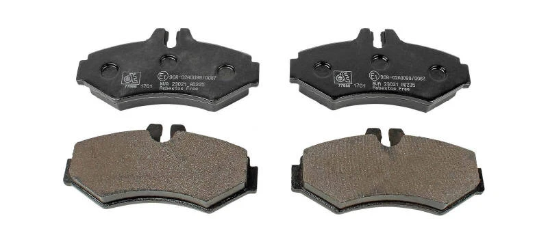 Image of DT Spare Parts 4.91905 Brake pad set Rear Axle Brake Pad Set,disc brake (402)