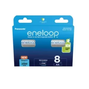 Image of Panasonic BK-3MCDE/8BE household battery Rechargeable battery AA