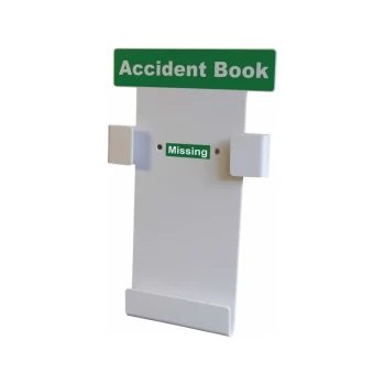 image of SAFETY FIRST AID First Aid Accident Book Holder - Q2178