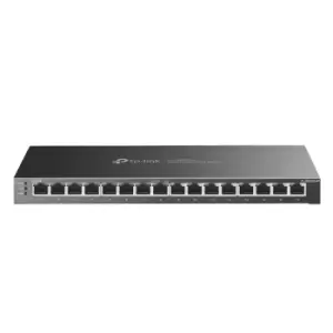 image of TP Link JetStream 16-Port Gigabit Smart Switch with 8-Port PoE+