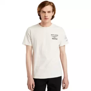 Image of Moto Guzzi X Timberland T-Shirt For Men In White, Size L