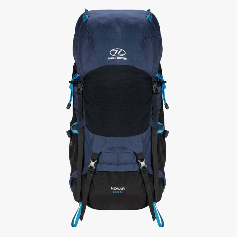 Image of Backpack Highlander Novar Bleu Unisex 50+5 L