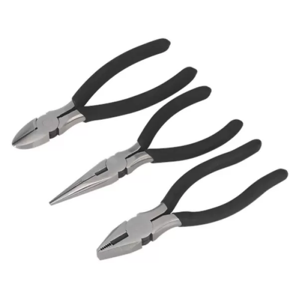 image of Genuine SEALEY S0447 Pliers Set 3pc