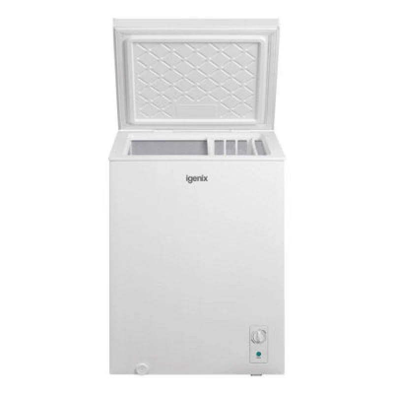 Image of Igenix Freestanding Chest Freezer, 142 Litre White unisex