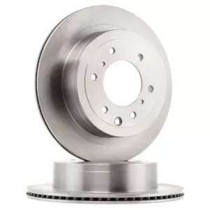 Image of RIDEX Brake disc MITSUBISHI 82B1243 4615A037 Brake rotor,Brake discs,Brake rotors