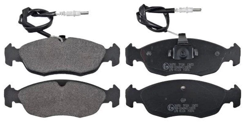 Image of A.B.S. 36850 Brake pad set with integrated wear sensor Brake Pad Set,disc brake (402)
