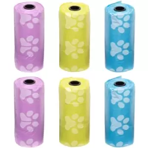 Image of Dog Pet Puppy Poo Poop Waste Toilet Strong Large Bags - 12x Rolls - Bunty