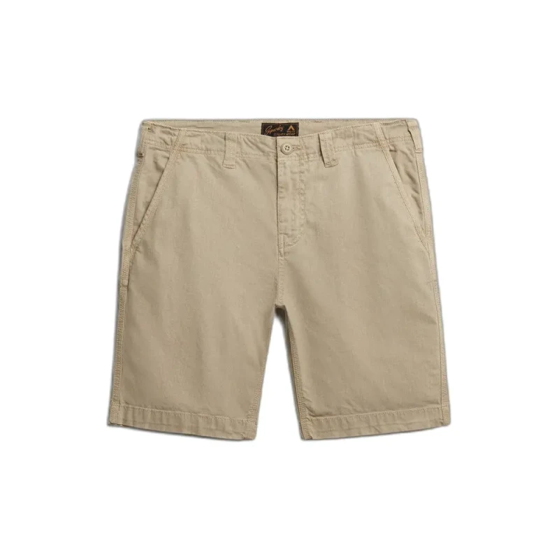 Image of Superdry Chino shorts Superdry Utility Beige Male 32