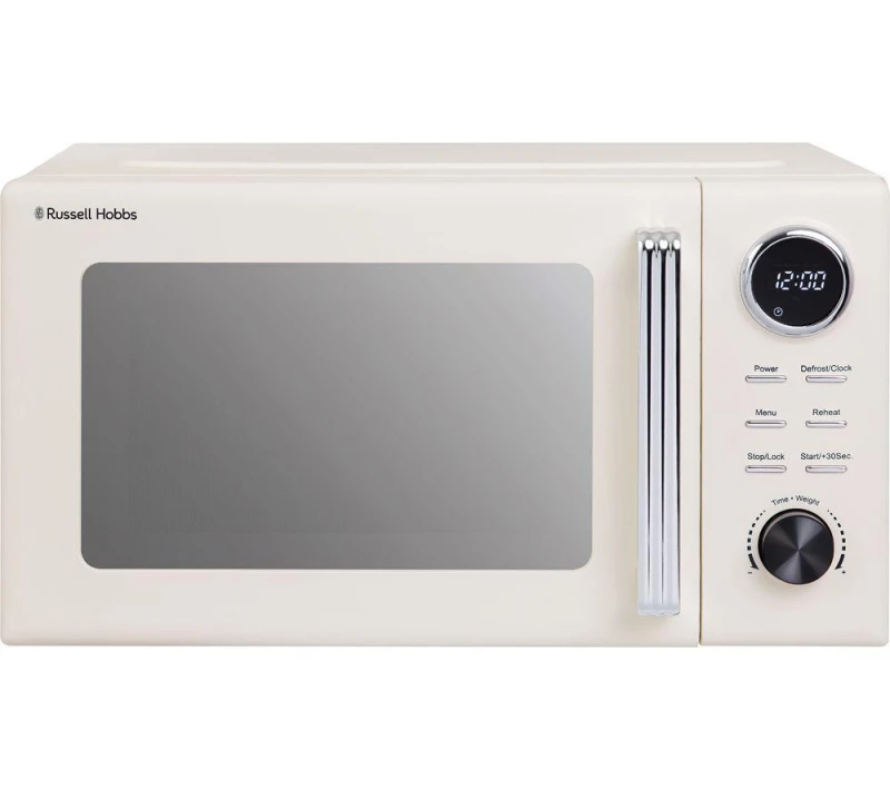 Image of Russell Hobbs Hanley RHMD838JW Solo Microwave - Jasmine White,Cream 5056233841076