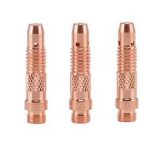 Image of Draper 98451 3pk TIG Torch Collet Body, 1.6mm, for Stock No. 70087 and 57096