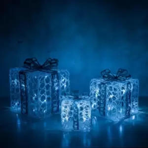 Image of Christmas Gifts 3 Pack White Outdoor Decorative Light