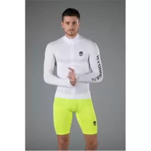 Image of Hydrogen Logo Zip Second Skin Top Mens - White