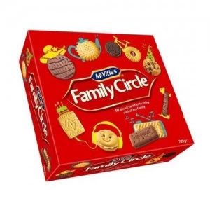 image of McVities Family Circle Assorted Biscuits 620g