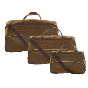 Image of Kangol Chocolate Wheelie Holdall Set 3pc Set