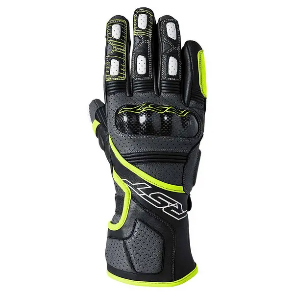Image of RST Fulcrum Gloves Grey Fluo Yellow Black Size 11