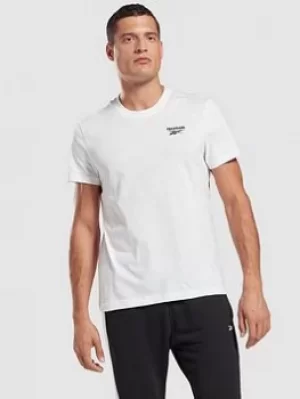 image of Reebok Classic T-Shirt, White, Size XL, Men