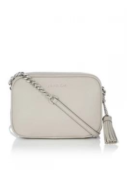 image of Michael Kors Ginny Medium Camera Crossbody Bag Light Grey