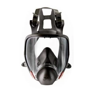Image of 3M 6000 Series Full Face Mask Respirator Small Dark Grey