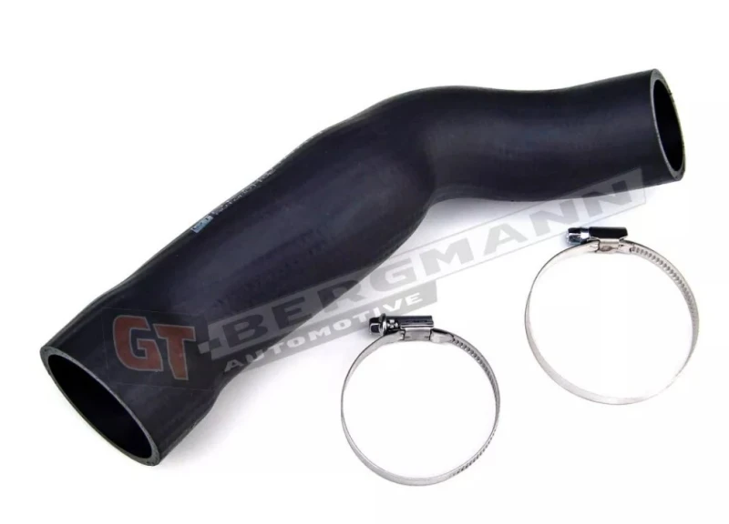 Image of GT-BERGMANN GT52-051 Turbocharger Hose with clamping pieces, Rubber with fabric lining Rubber with fabric lining Charger Intake Hose (3314)