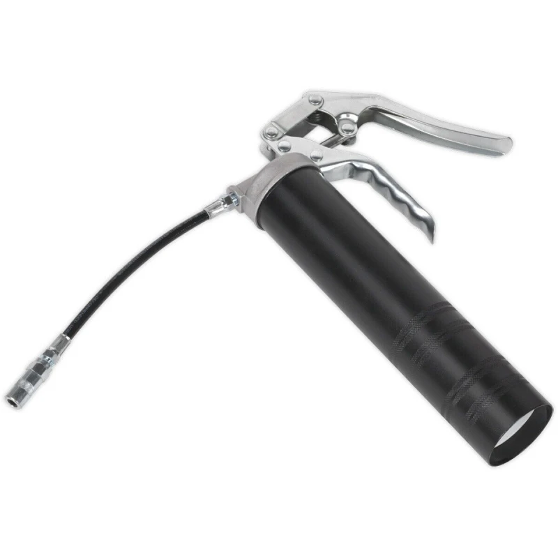 Image of Loops Pistol Style Screw-Type Grease Gun - Vacuum Suction - Flexible Extension Tube Multi
