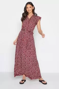 image of Tall Frill Sleeve Maxi Dress