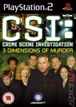 Image of Crime Scene Investigation 3 Dimensions of Murder PS2 Game