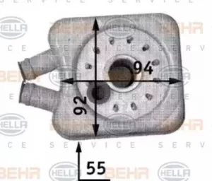 Image of Radiator Heat Exchanger 8MO376726-221 by BEHR
