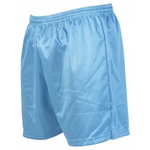 Image of Precision Micro-stripe Football Shorts 18-20" Sky Blue