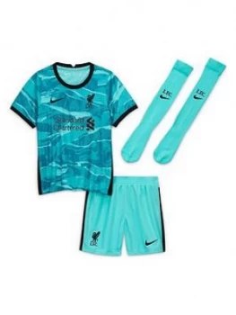 Image of Nike Liverpool Fc Away Little Kids 20/21 Kit